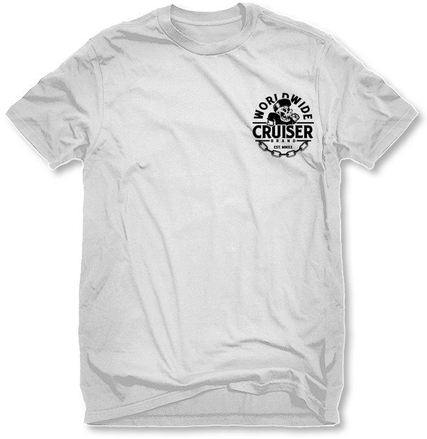 Cruisin for a Bruisin (White Tee)