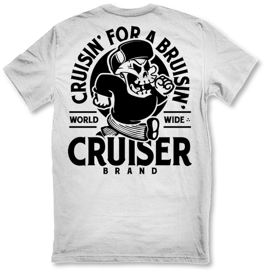 Cruisin for a Bruisin (White Tee)