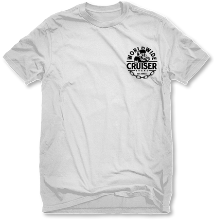 Cruisin for a Bruisin (White Tee)
