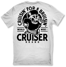 Load image into Gallery viewer, Cruisin for a Bruisin (White Tee)
