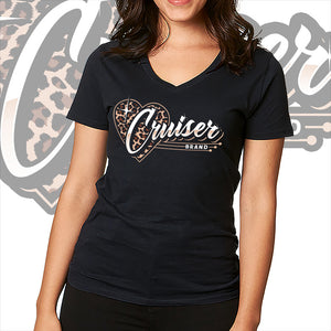 Women’s Leopard VNeck