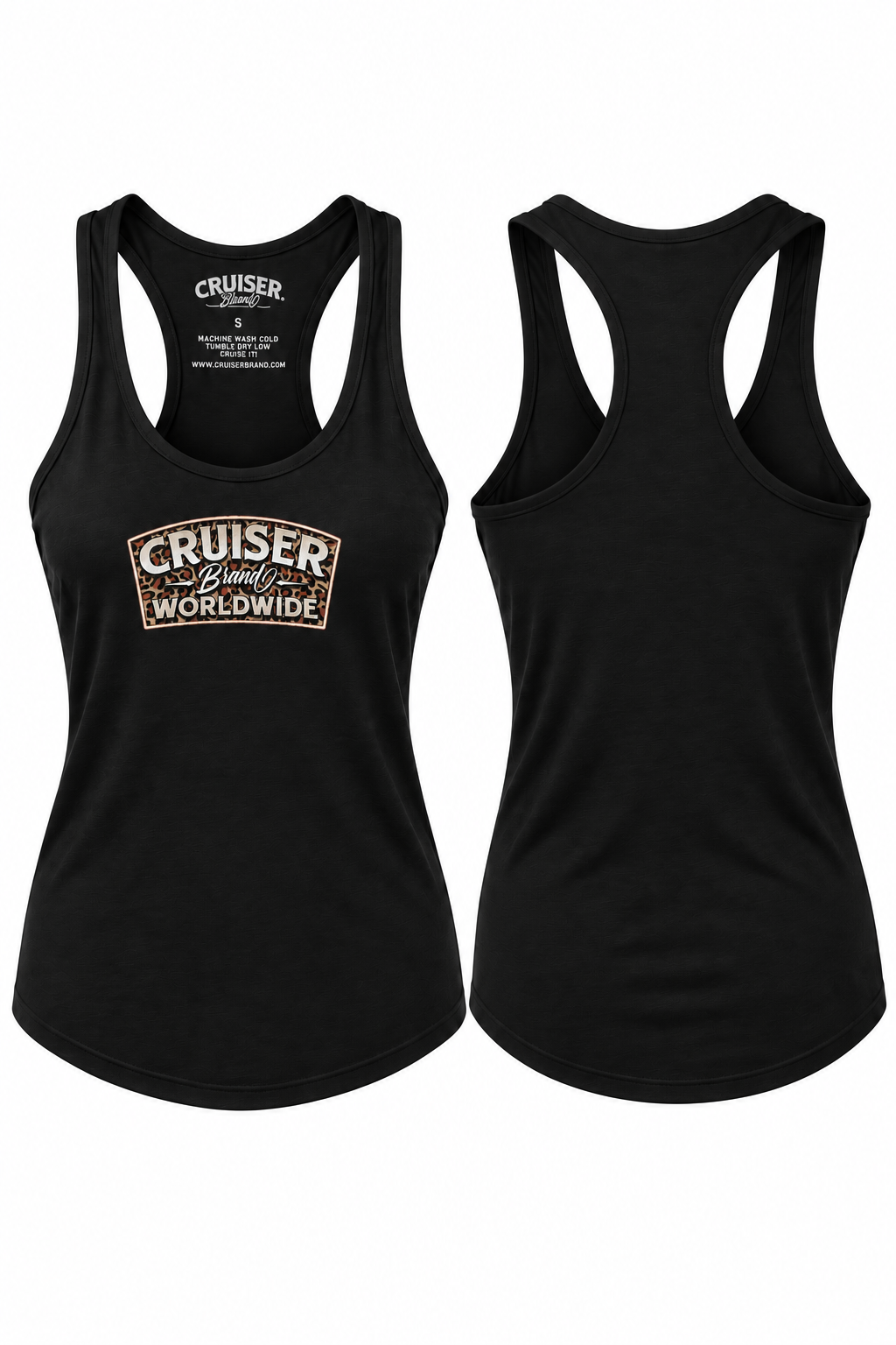 WOMEN’S LEOPARD VETERAN TANK