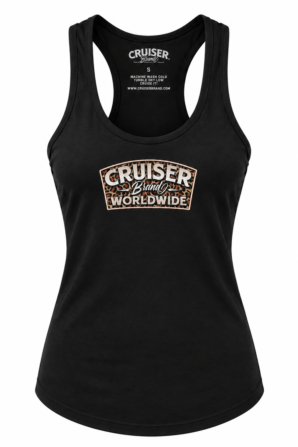 WOMEN’S LEOPARD VETERAN TANK