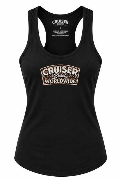 WOMEN’S LEOPARD VETERAN TANK