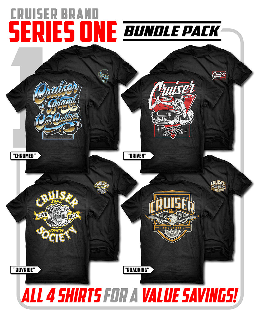 SERIES ONE BUNDLE PACK (4 SHIRTS)